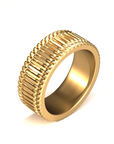 Reflector Ring in 20k Yellow Gold