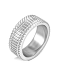 Reflector Ring in White Gold